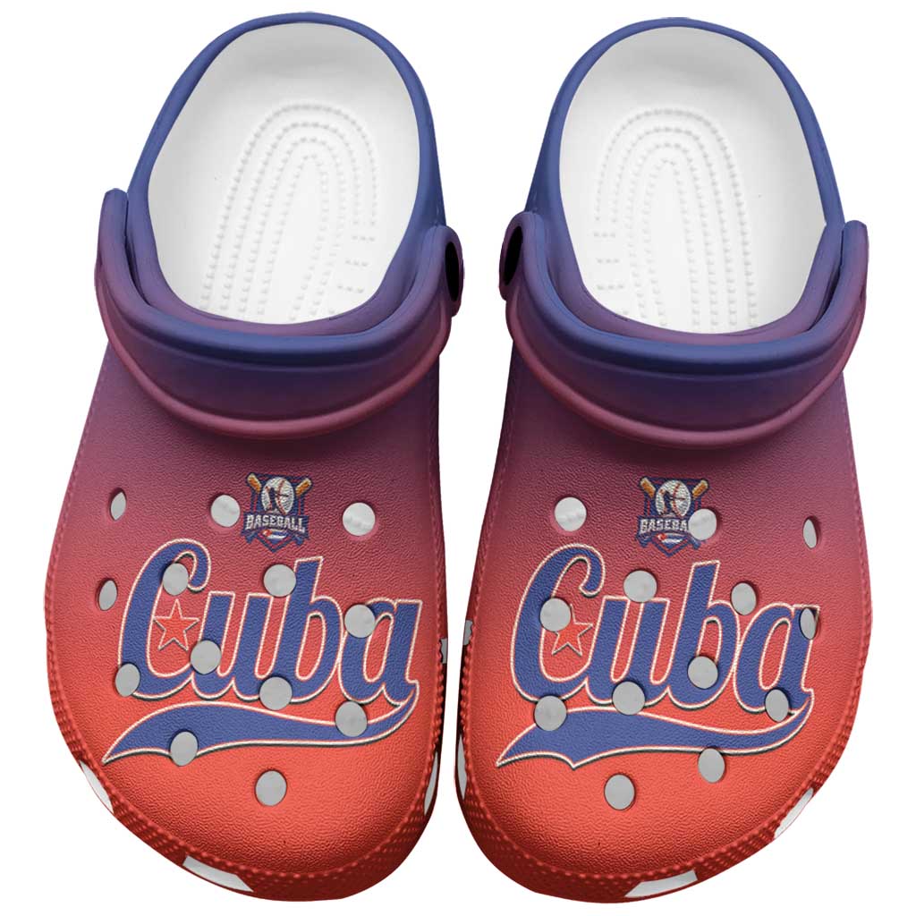 Merchidea Cuba Baseball Crocs Crocband Clogs Shoes Comfortable For Men Women and Kids