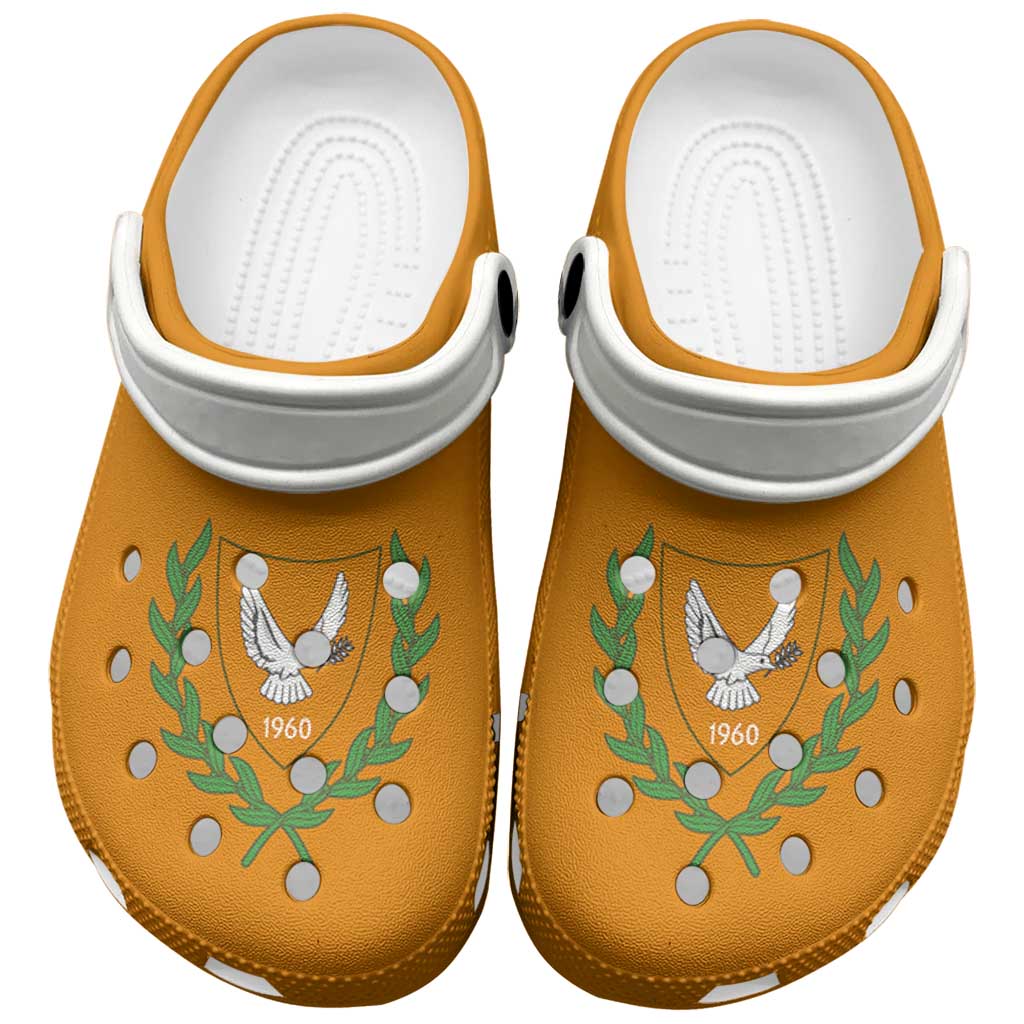 Merchidea Cyprus Flag Crocs Crocband Clogs Shoes Comfortable For Men Women and Kids