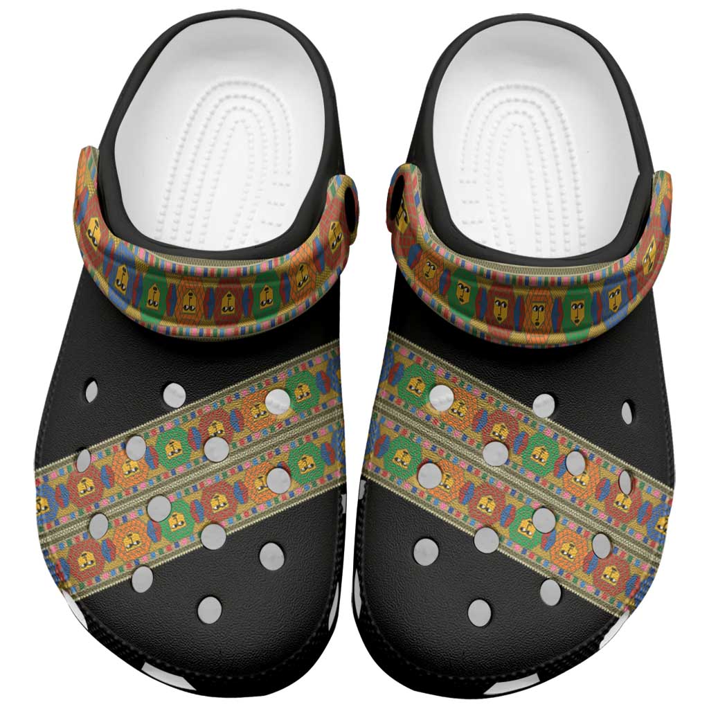 Merchidea Ethiopia Saba Kemis Crocs Crocband Clogs Shoes Comfortable For Men Women and Kids