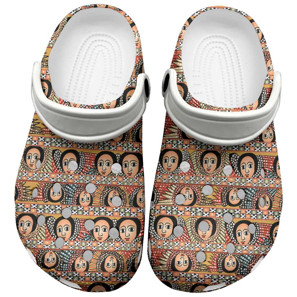 Merchidea Ethiopian Orthodox Church Angel Crocs Crocband Clogs Shoes Comfortable For Men Women and Kids