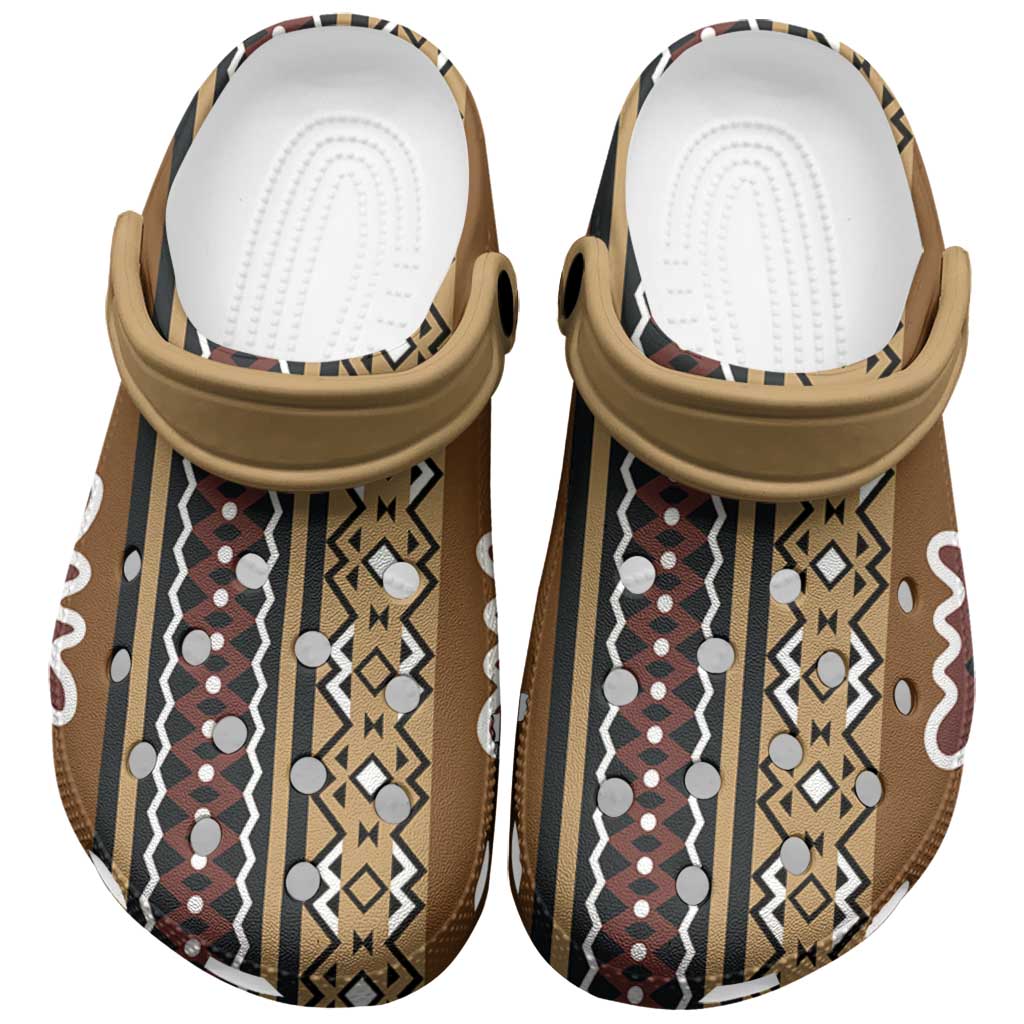 Merchidea Mali Bologan Mud Cloth Crocs Crocband Clogs Shoes Comfortable For Men Women and Kids