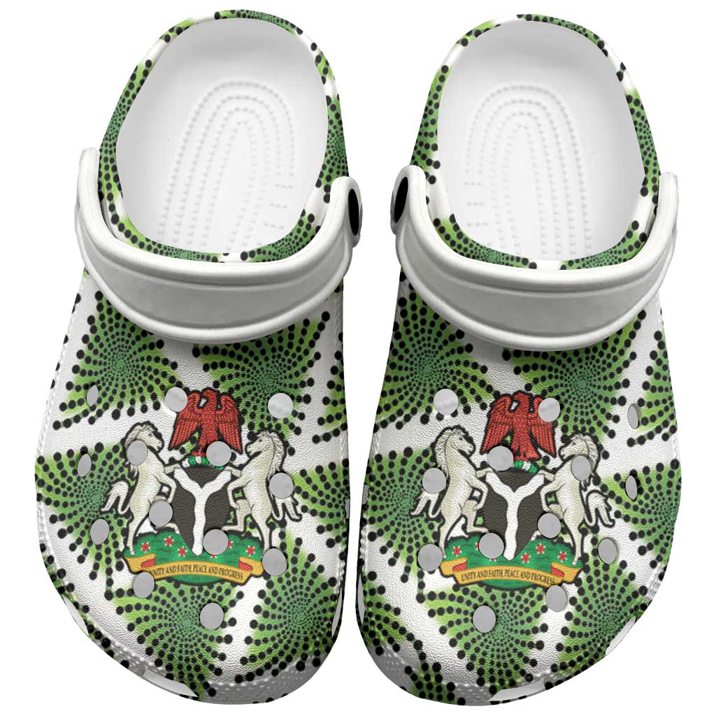 Merchidea Nigeria Football Crocs Crocband Clogs Shoes Comfortable For Men Women and Kids