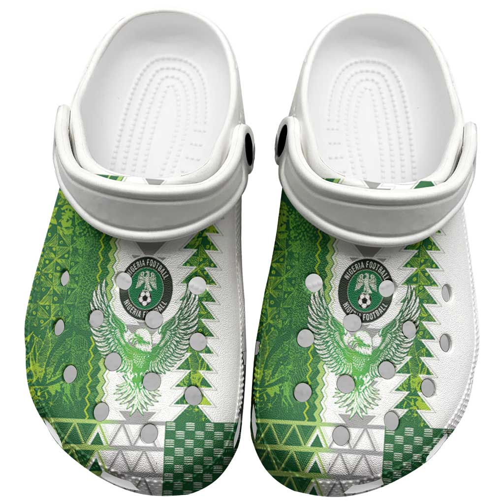 Merchidea Nigeria National Football Crocs Crocband Clogs Shoes Comfortable For Men Women and Kids