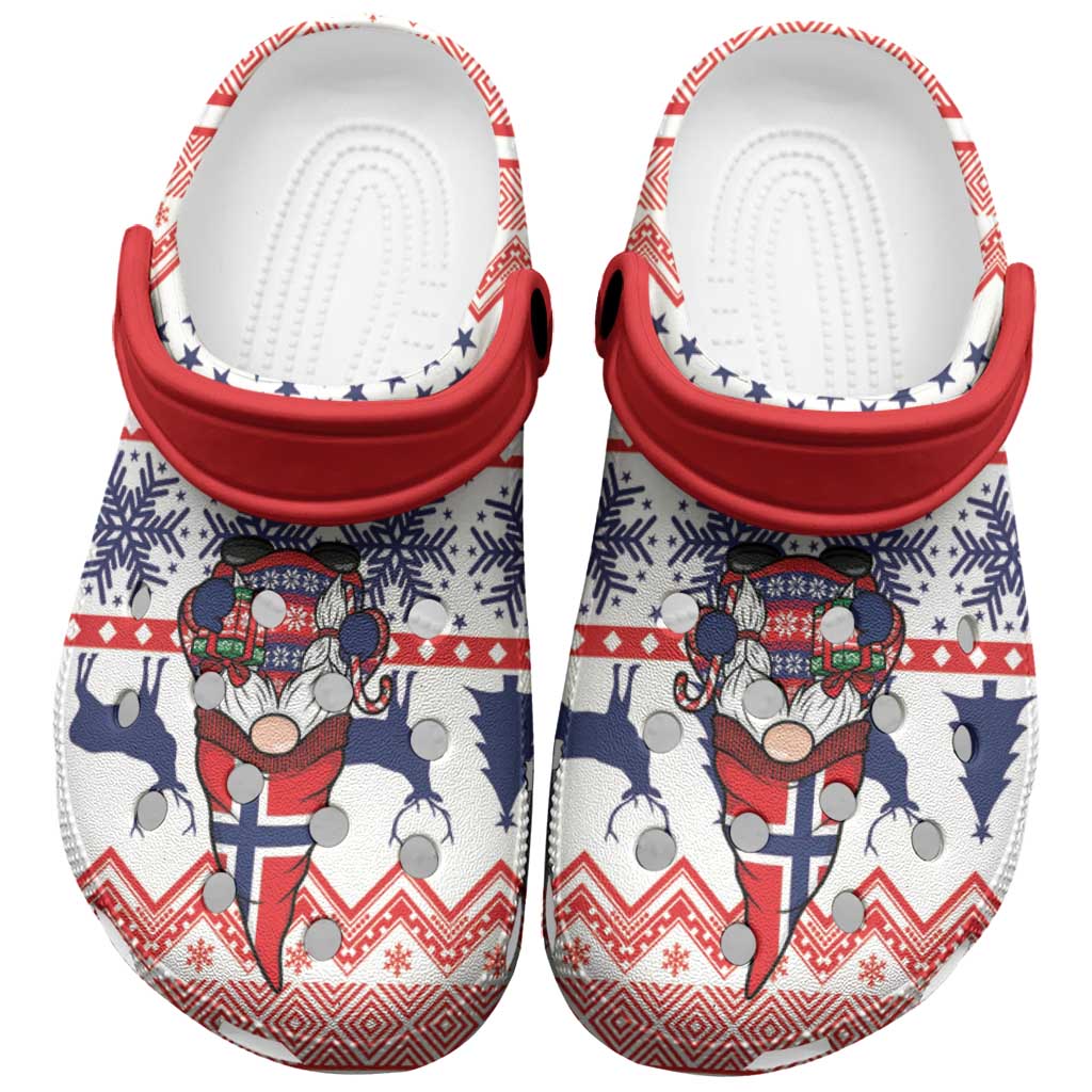 Merchidea Norway Christmas Crocs Crocband Clogs Shoes Comfortable For Men Women and Kids