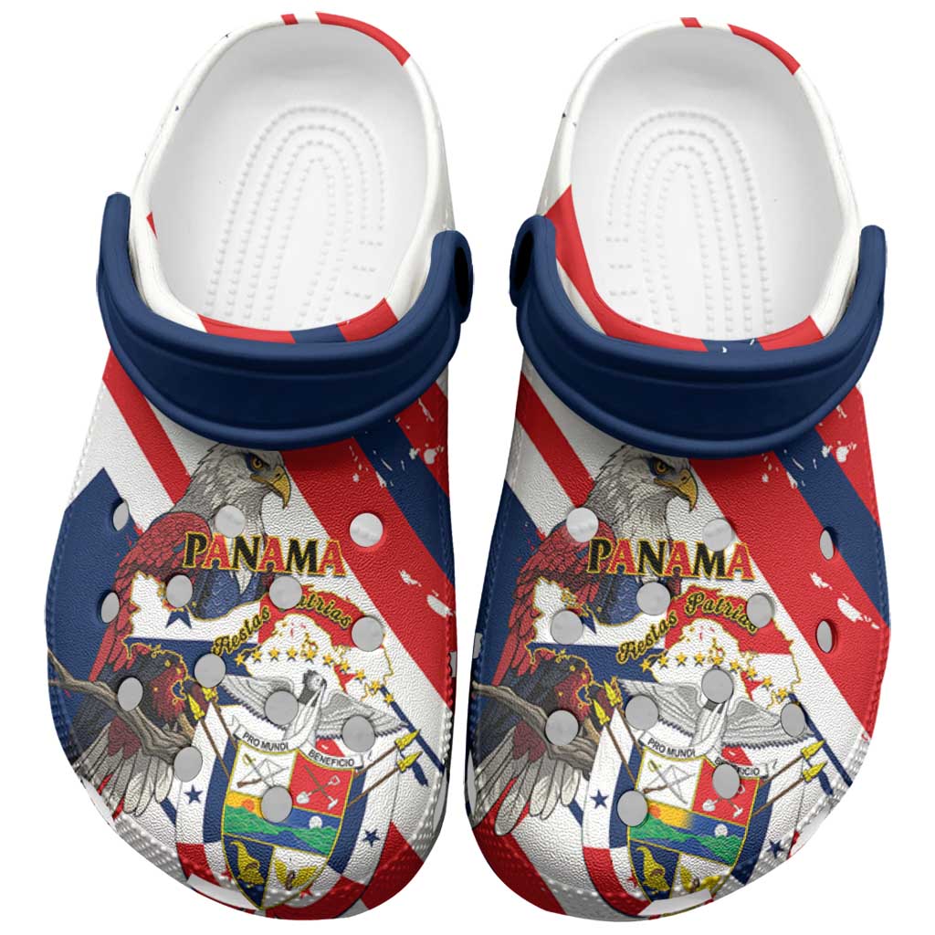 Merchidea Panama Fiestas Patrias Crocs Crocband Clogs Shoes Comfortable For Men Women and Kids
