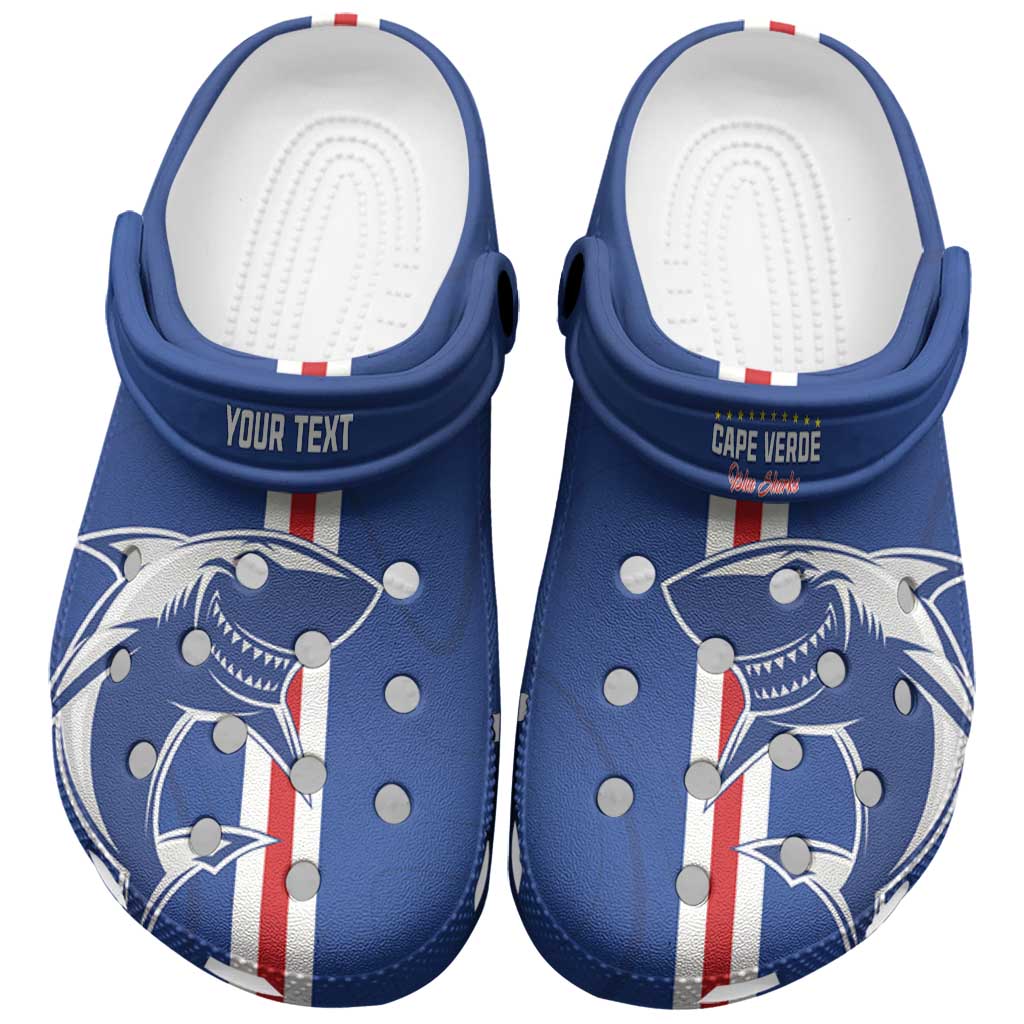 Merchidea Personalized Cape Verde Football Crocs Crocband Clogs Shoes Comfortable For Men Women and Kids
