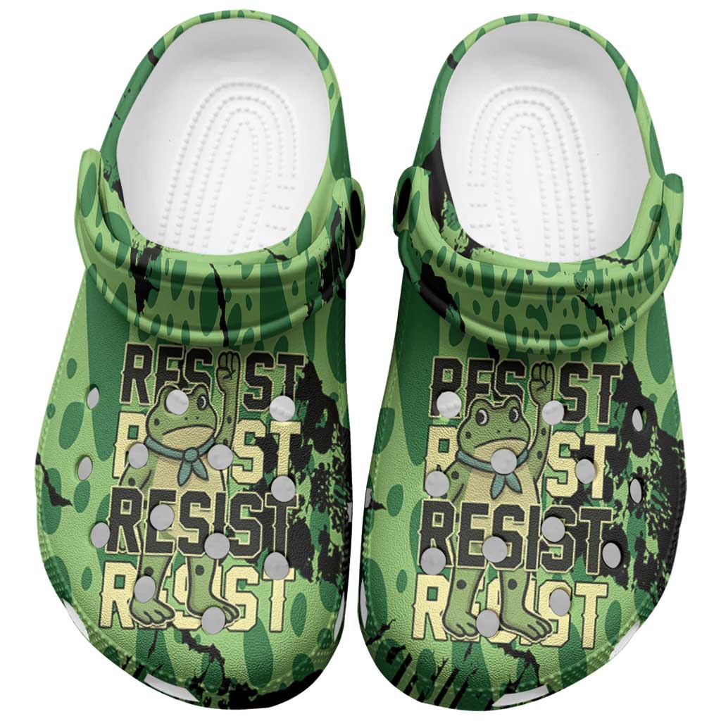 Merchidea Portland Frog Protest Crocs Crocband Clogs Shoes Comfortable For Men Women and Kids