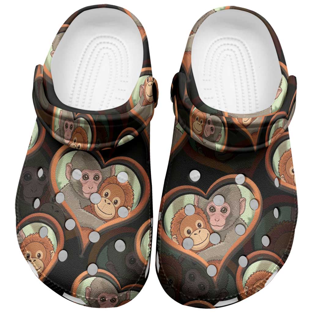 Merchidea Punch The Monkey Crocs Crocband Clogs Shoes Comfortable For Men Women and Kids