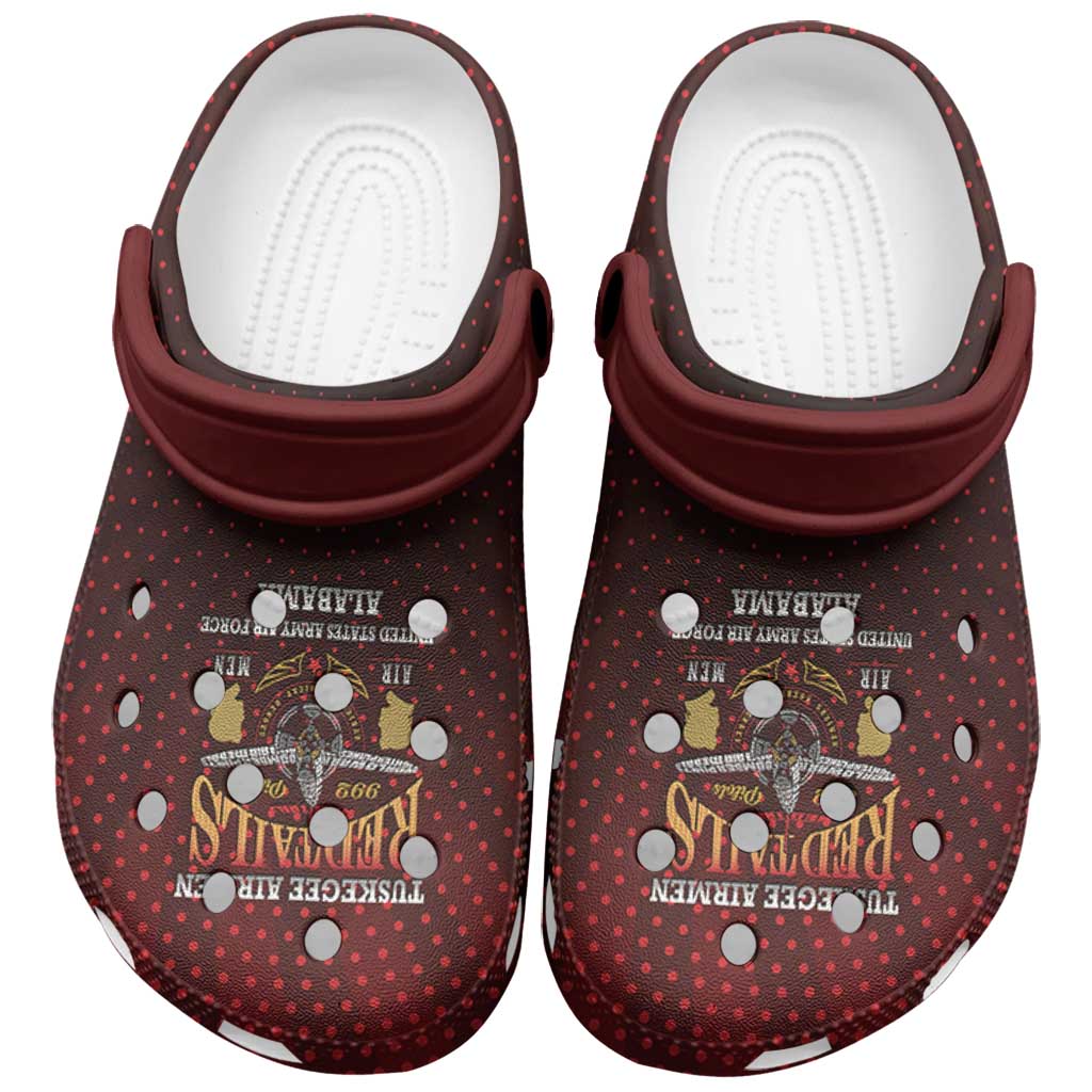 Merchidea Red Tails Legacy Crocs Crocband Clogs Shoes Comfortable For Men Women and Kids