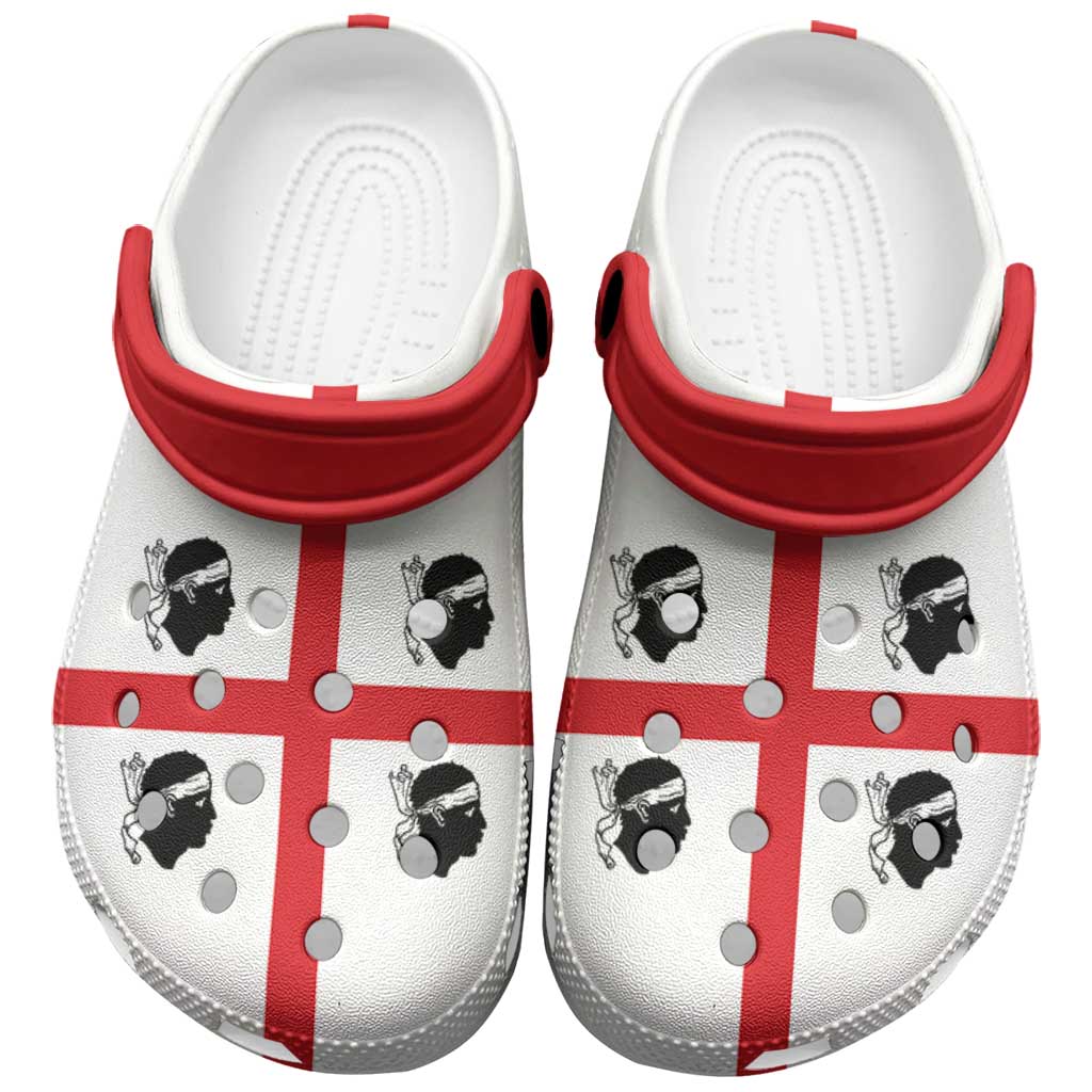 Merchidea Sardinia Italy Flag Crocs Crocband Clogs Shoes Comfortable For Men Women and Kids