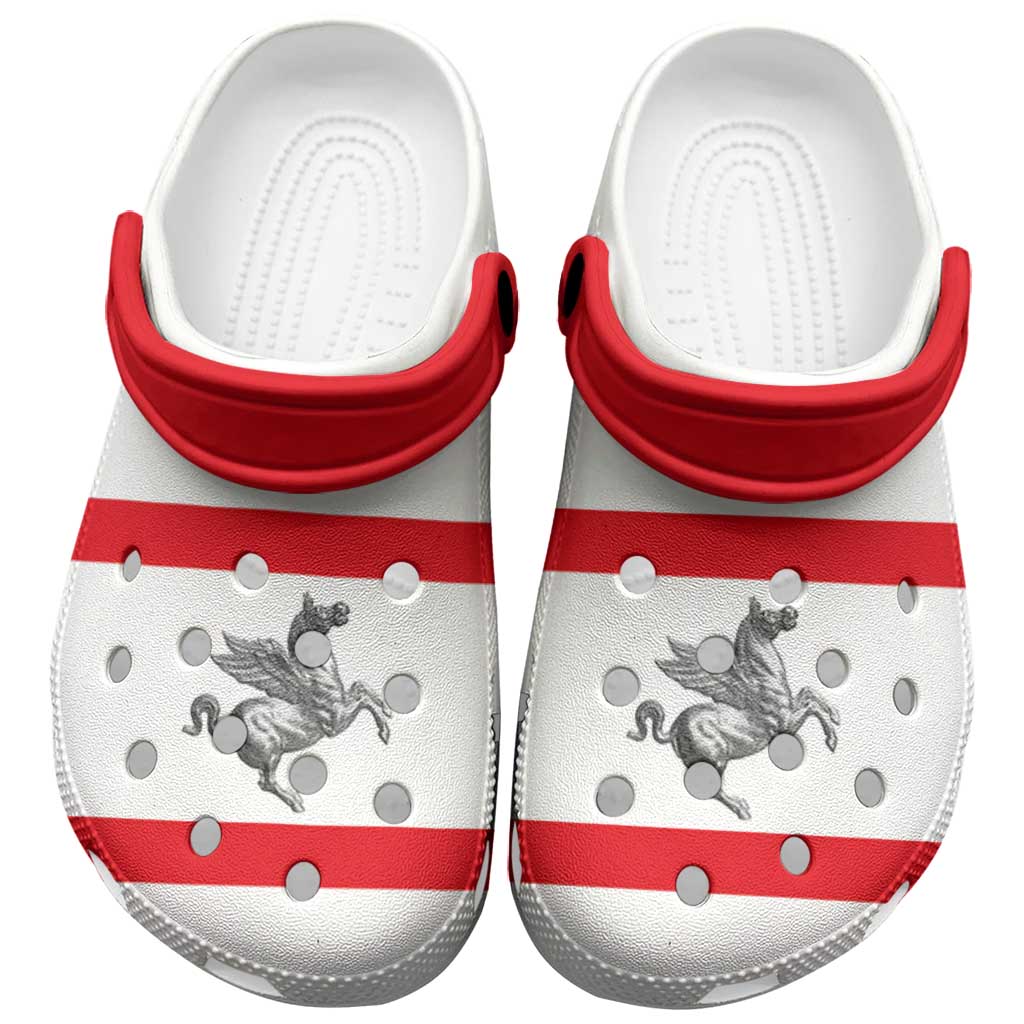 Merchidea Tuscany Italy Flag Crocs Crocband Clogs Shoes Comfortable For Men Women and Kids