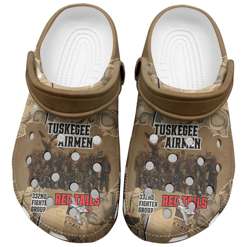 Merchidea Tuskegee Airmen Tribute Crocs Crocband Clogs Shoes Comfortable For Men Women and Kids
