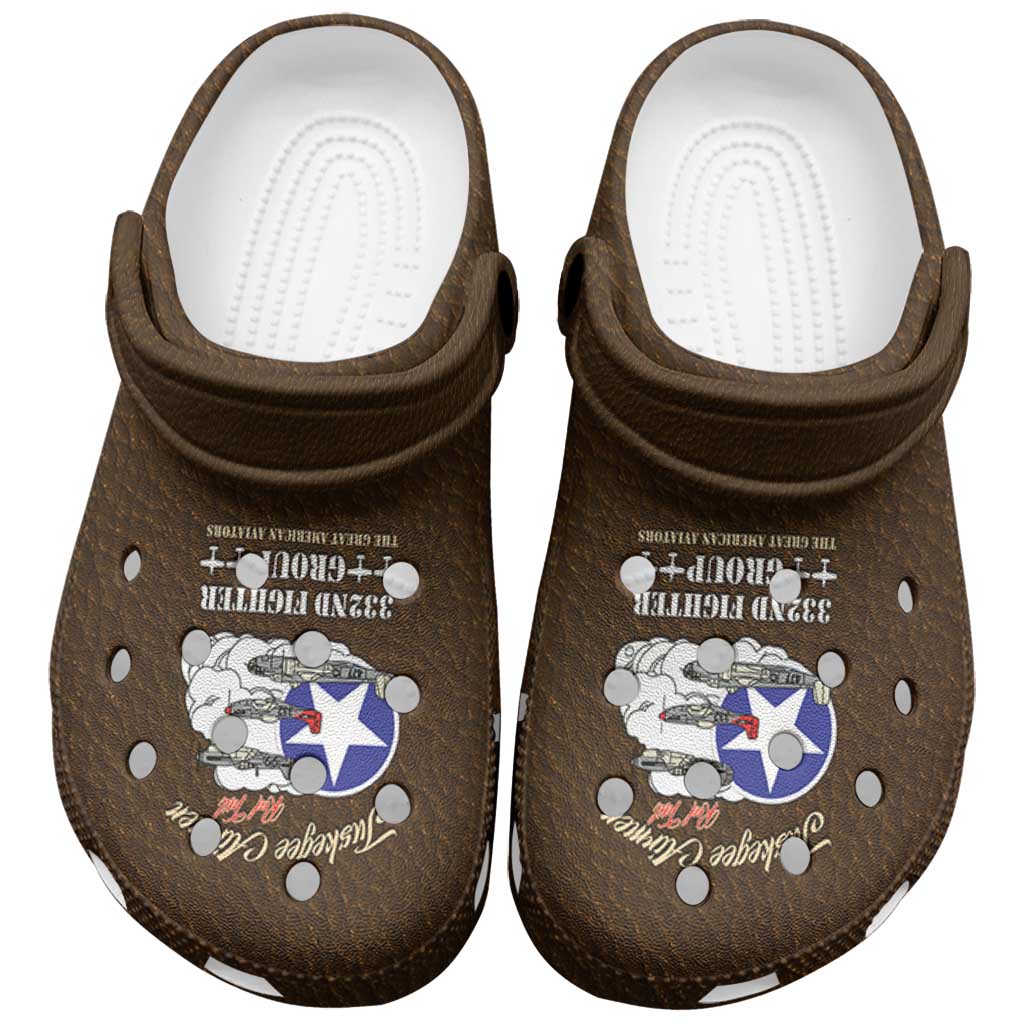 Merchidea Tuskegee Airmen WWII Heroes Crocs Crocband Clogs Shoes Comfortable For Men Women and Kids