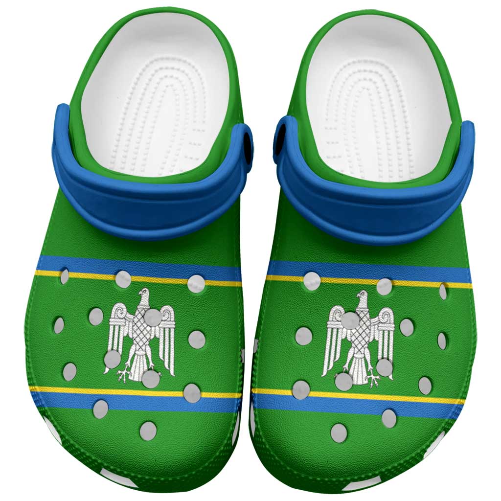 Merchidea Ukraine Chernivtsi Oblast Flag Crocs Crocband Clogs Shoes Comfortable For Men Women and Kids