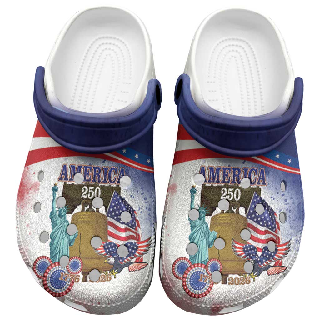 Merchidea United States 4th Of July Crocs Crocband Clogs Shoes Comfortable For Men Women and Kids
