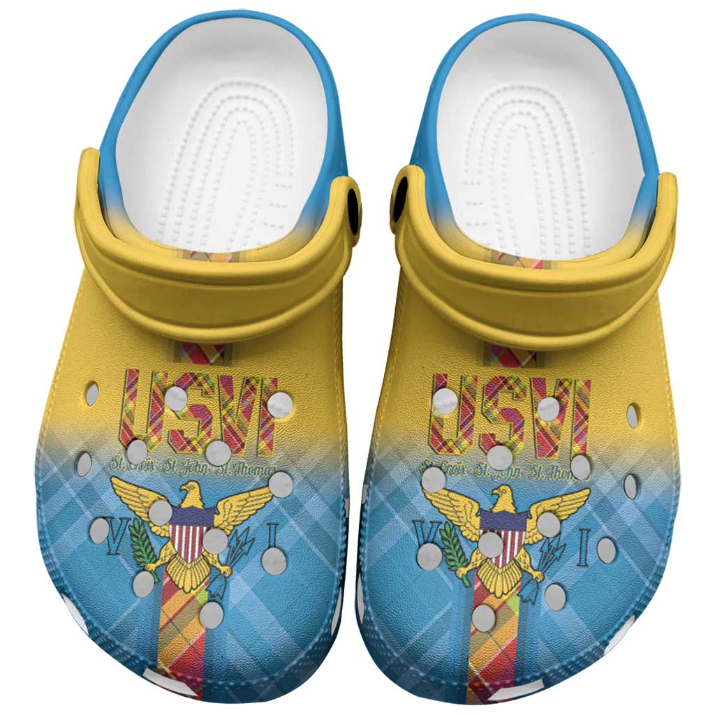 Merchidea US Virgin Islands Crocs Crocband Clogs Shoes Comfortable For Men Women and Kids