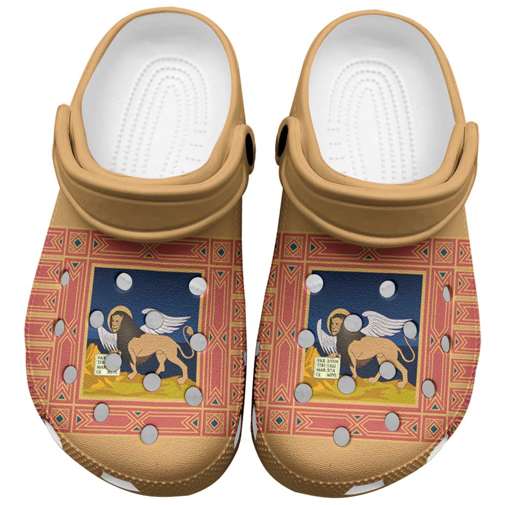 Merchidea Veneto Italy Flag Crocs Crocband Clogs Shoes Comfortable For Men Women and Kids