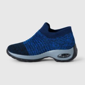 Breathable No-Tie Stretch Shoes - Blue